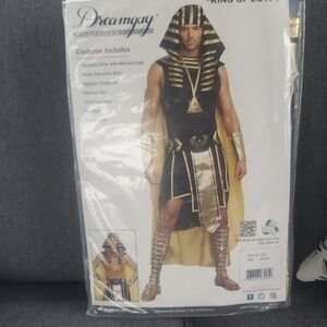 Dreamgirl Men's Egyptian Pharaoh Costume - Black and Gold